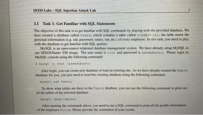  SEED Labs - SQL Injection Attack Lab 3.1 Task 1: Get