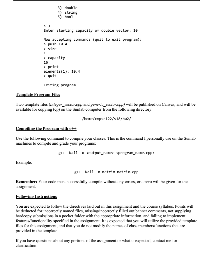 that performs dynamic memory allocation behind the scenes, but is presented in