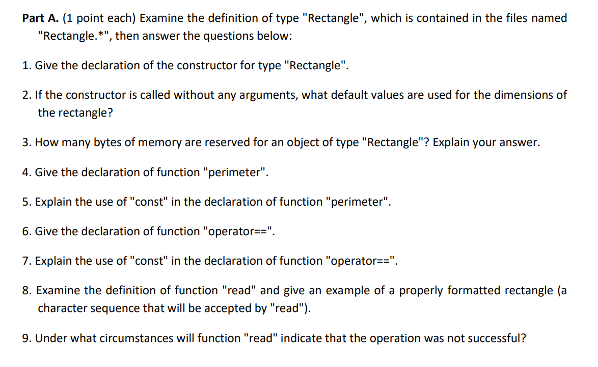 PLEASE ANSWER THE FOLLOWING QUESTIONS FOR THE ATTACHED CODE. C++ CODE using