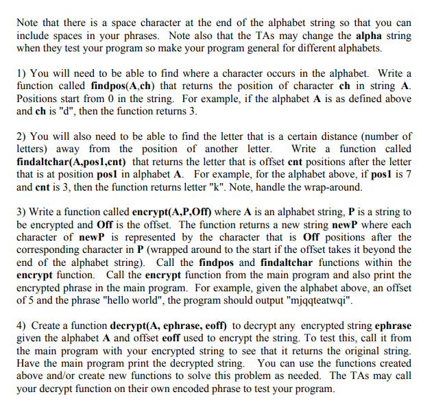 program to encrypt and decrypt a string using a simple substitution cipher.