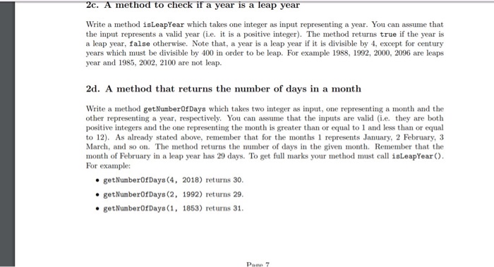 monthly calendar of the month desired by the user. To do that,