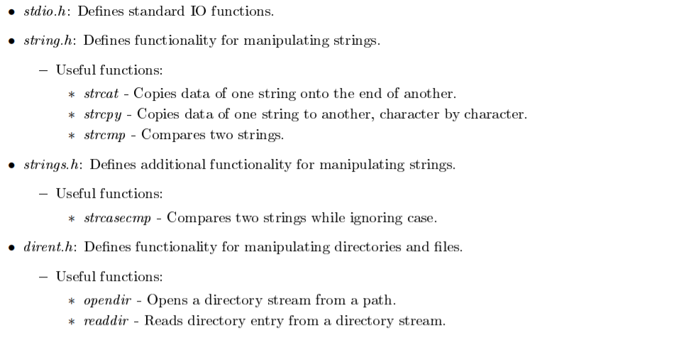 assignment you will write a system utility that displays the space utilized