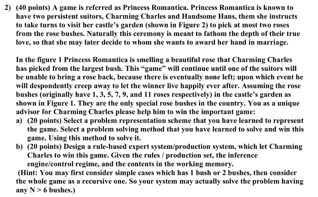  Problem representation scheme and rule based production system problem: 2) (40