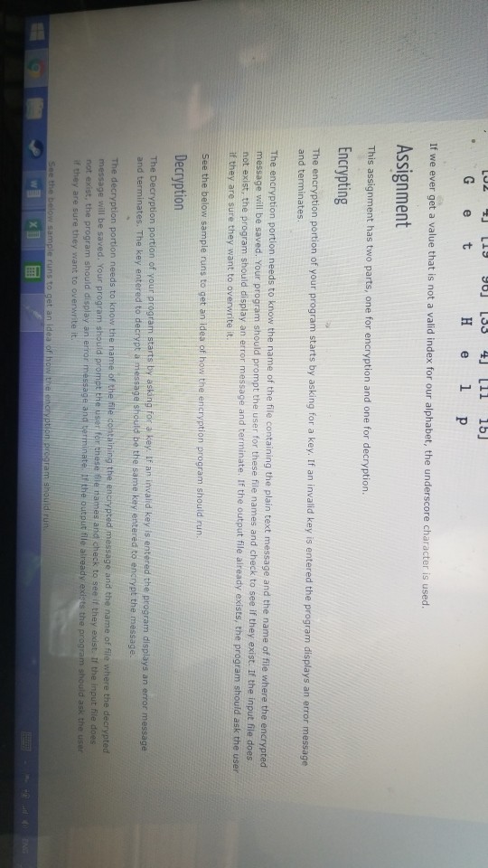 the characters begin with a 0 and continue up from there. Any