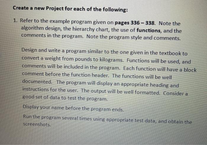  This is the question. (C++) Attached below are textbook examples of