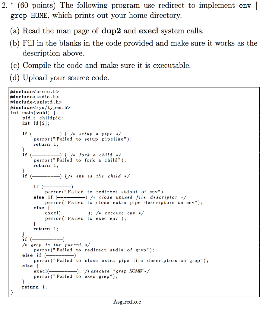 writes a string to a pipe and th e parent reads the
