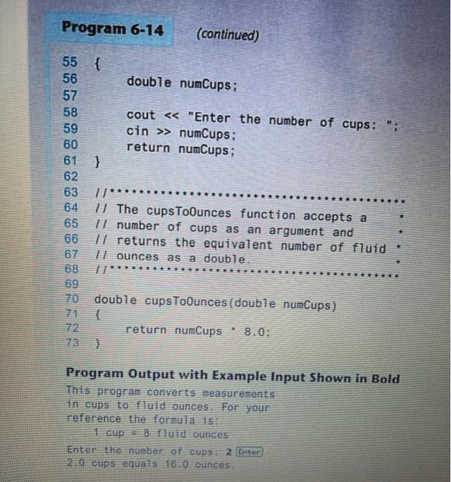 and the comments in the program. Note the program style and comments.