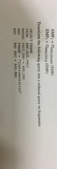 Problem 7.6. Furthermore, relation ASG is indirectly fragmented as ASG, = ASG
