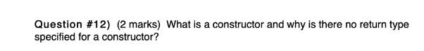 enters at least one character of text. Question #11) (3 marks) Assume