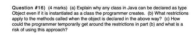 a programmer is calling a method that throws an exception that needs