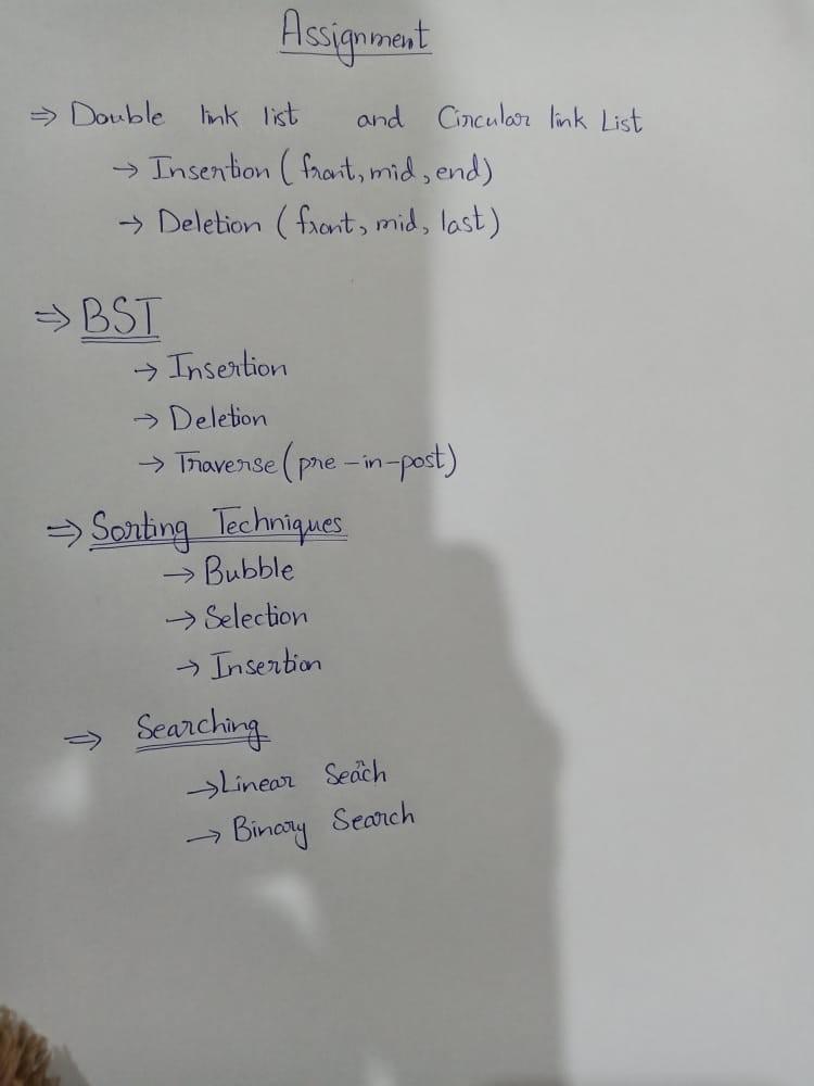 need simple methods coding for all of these titles. Assignment -