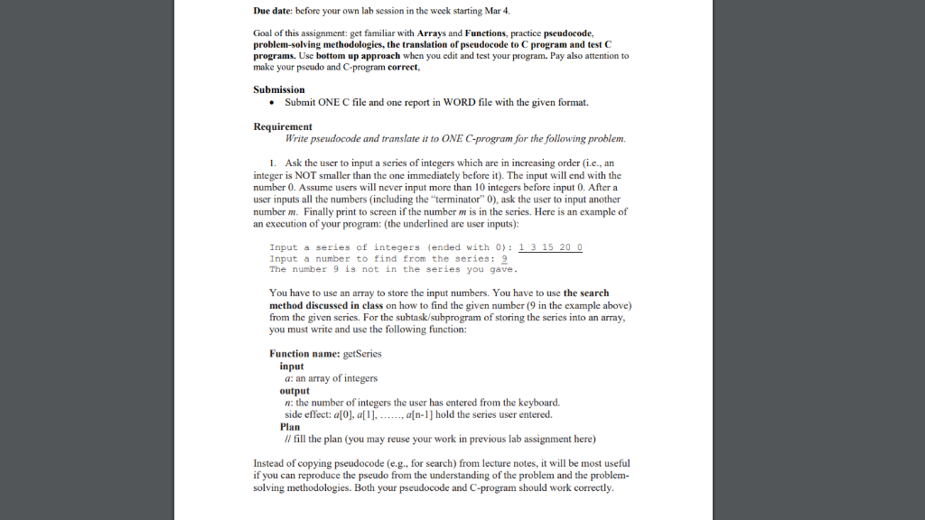 Please help me with this C programming! Due date: before your own