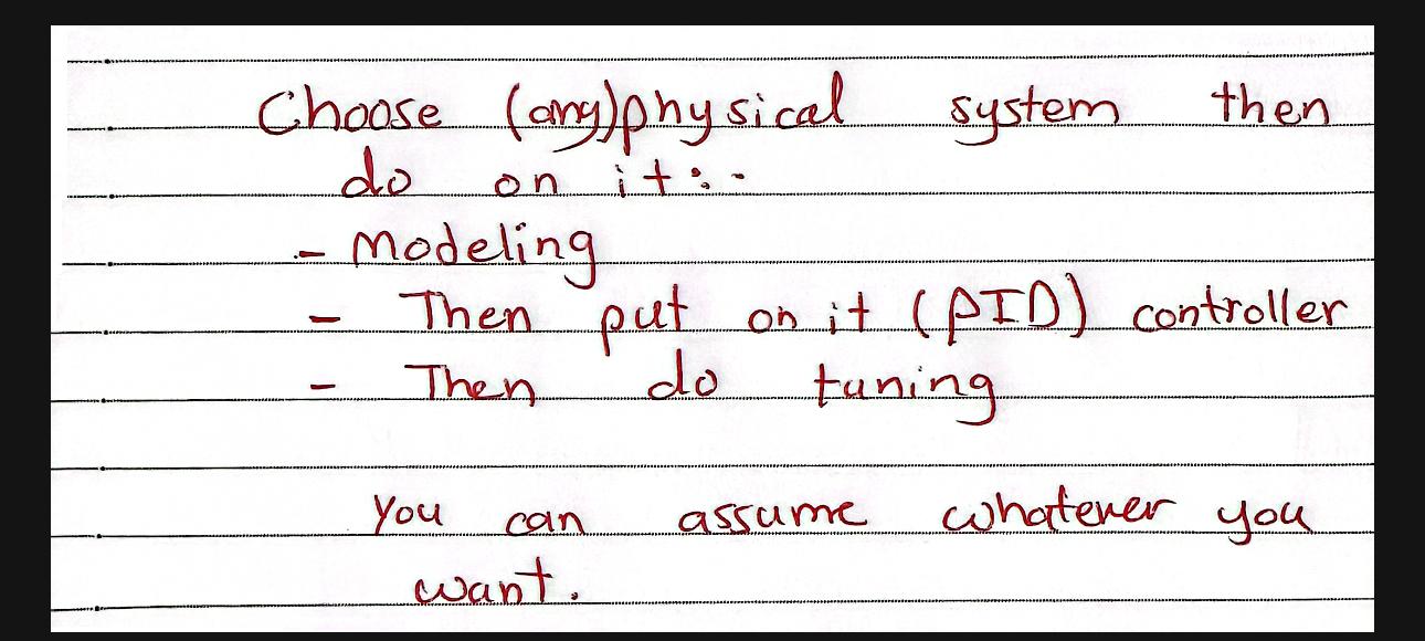  Choose (any)physical system then do on it:. Modeling Then put on