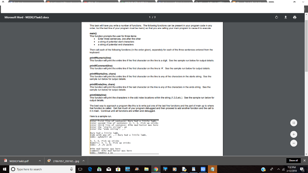 write the code in python. Input must be all five. 1st line