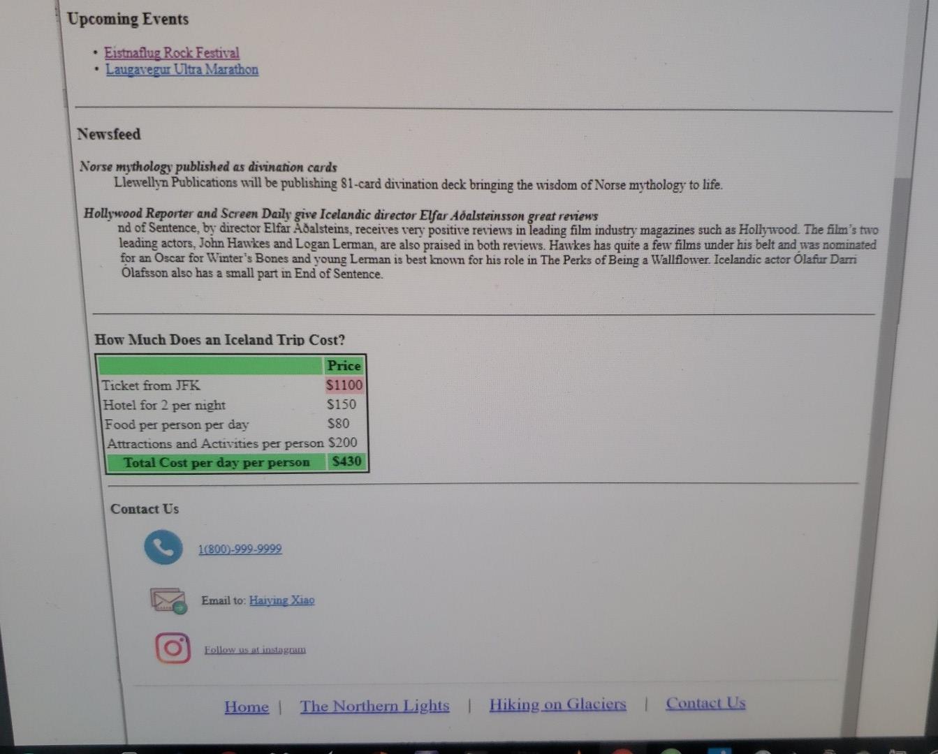 links, and paragraph myself and the pictures also so I just need