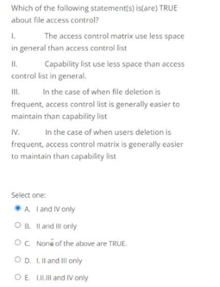 is(are TRUE? 1. It is deadlock-free II. It is starvation free III.