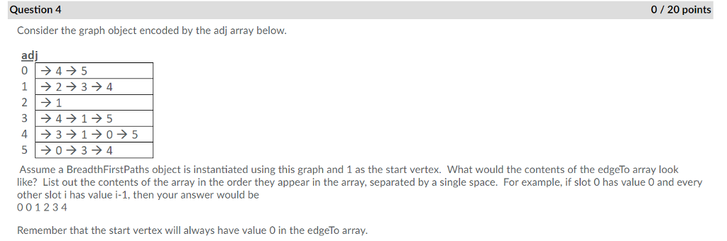 graph and 1 as the start vertex. In what order are the