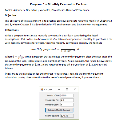 Can someone please help me with this small Visual Basic program? Thank
