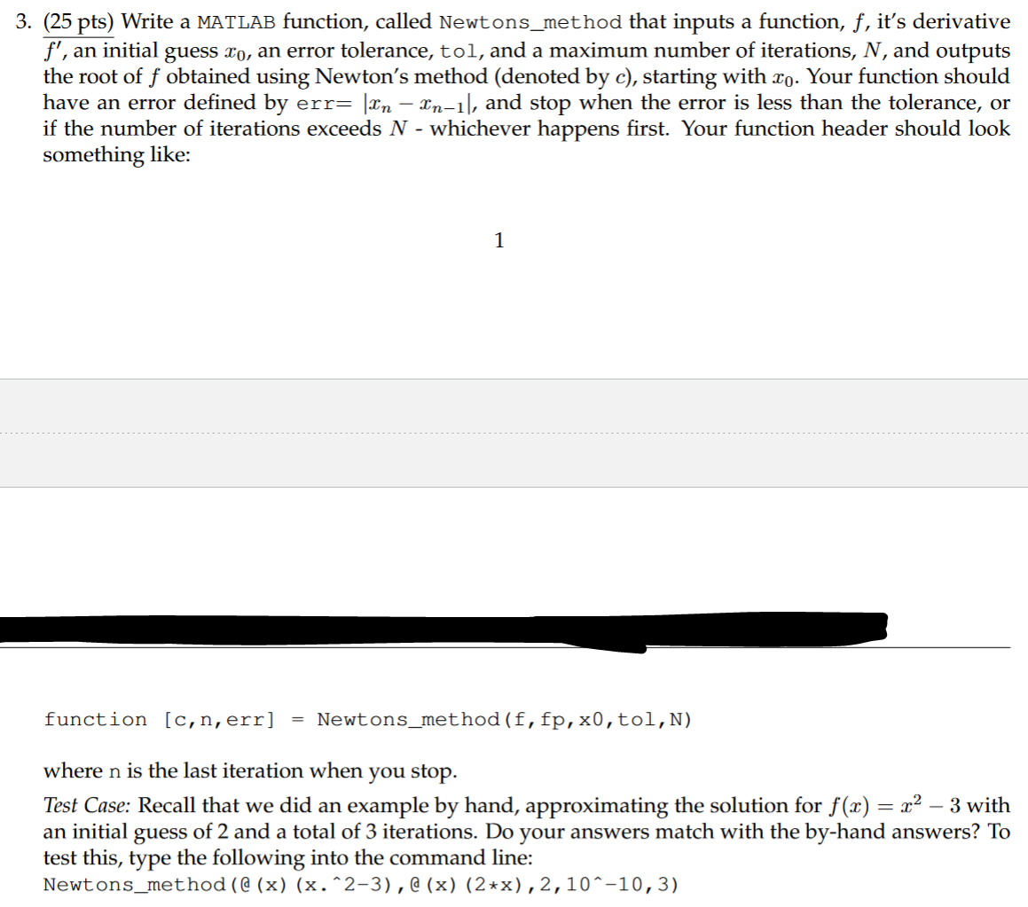 I need the Matlab code for this assignment. Please make sure the