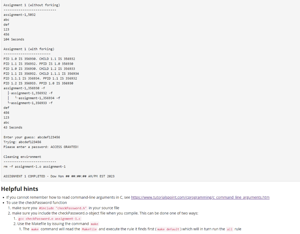 you have a few clues to discover the password: - You know