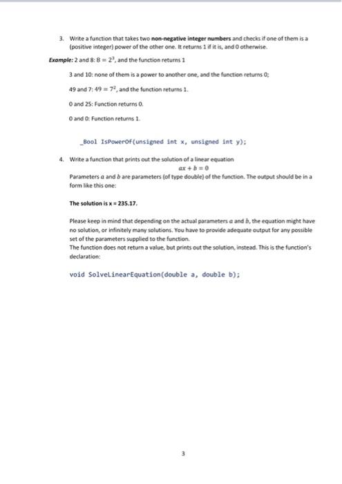  3. Write a function that takes two non-negative integer numbers and