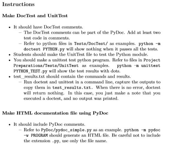given: If you can complete the instructions listed below, that would be
