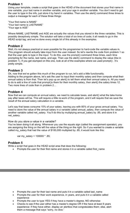  Please show all the work nice and neat Problem 1 Using