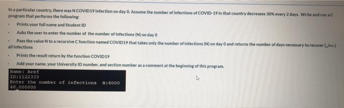 urgent please C code - - In a particular country, there was