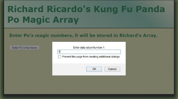 not in array) The program needs to calculate the sum of all