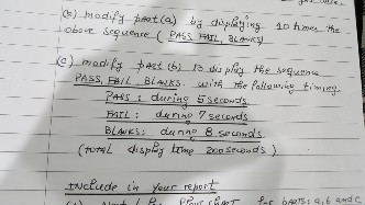 the picture (a) by writing and assembly program that displays the messages: