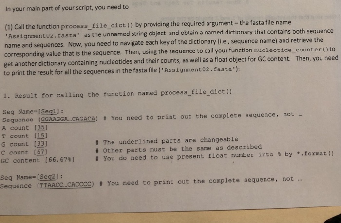 you need to open this file and save sequence # names as