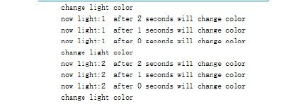 One example is shown in the following figure. Each light has two