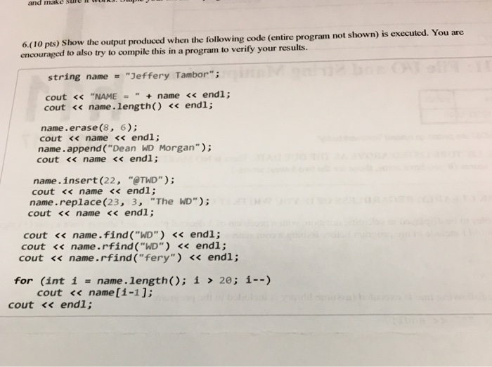  What is the full program that will compile and what is