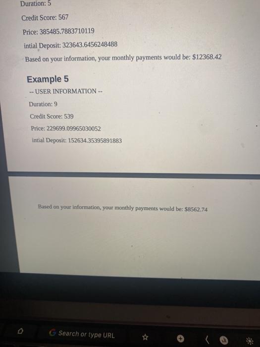 much a particular customer would have to pay per month when taking