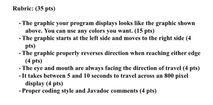 THIS IS TO BE DONE IN JAVAFX and not any other environment..