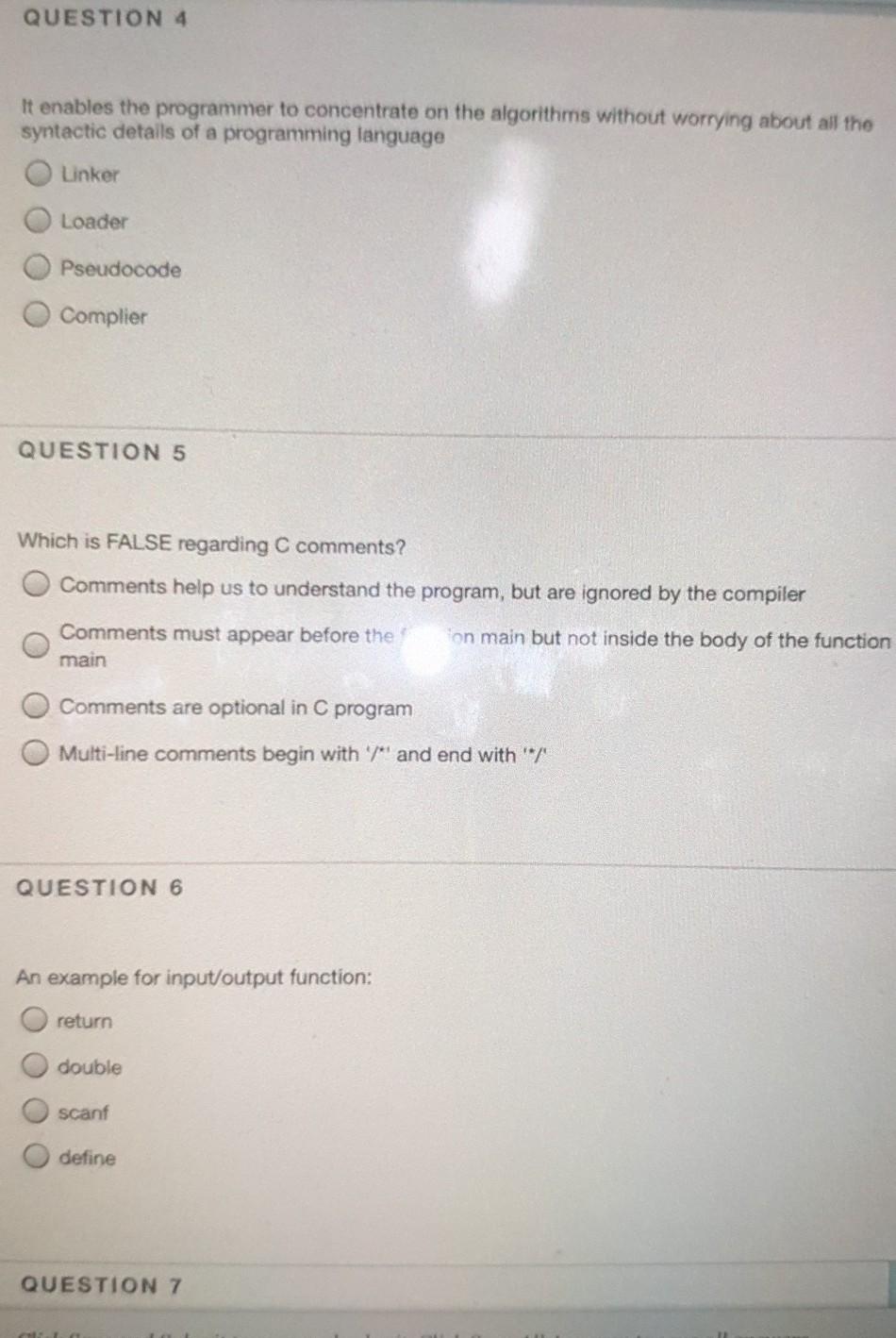 : Which of the following is correct: O printf("%d", mile): printf("%d", &mile);
