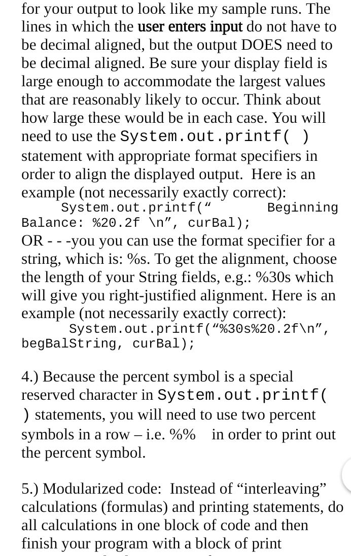 interest rate in percent that the credit card company charges It should