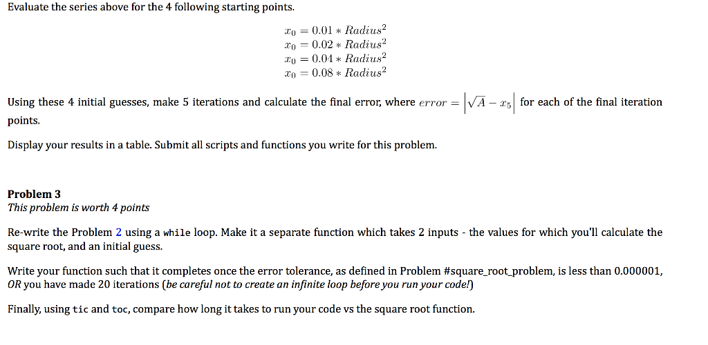 This problem is worth 4 points While the square root function is