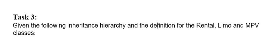 PLEASE CODE IN JAVA PLEASE POST OUTPUT AS WELL Task 3: