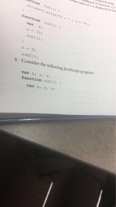  List all variables where they are declared, assuming this is static