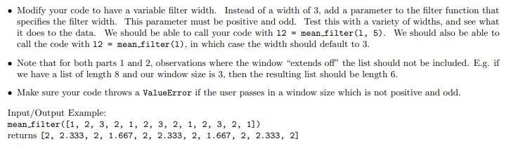 you write for this lab. Write the tests before you write the