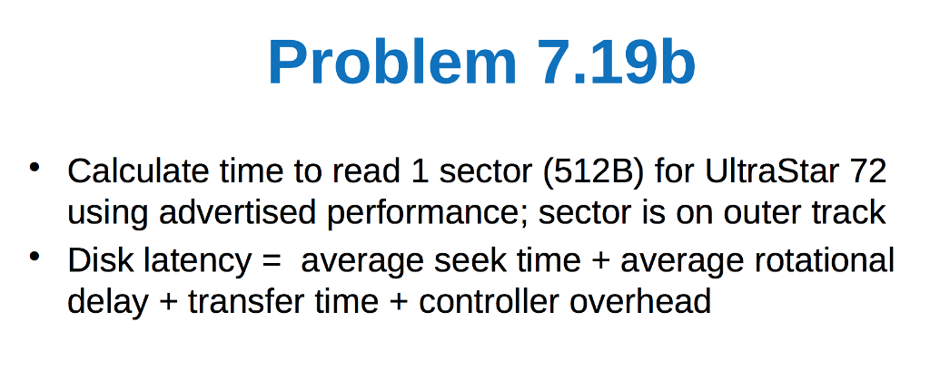 2C/MB 10,000 RPM; 3 ms 1/2 rotation '11 platters, 22 surfaces 15,110