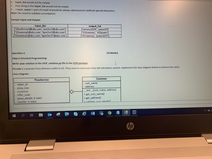 your solution in the PF solution.py file in the PF package Problem