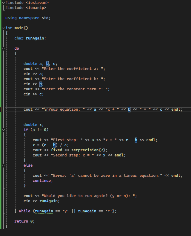  Create an app that shows the 2-step math required to solve