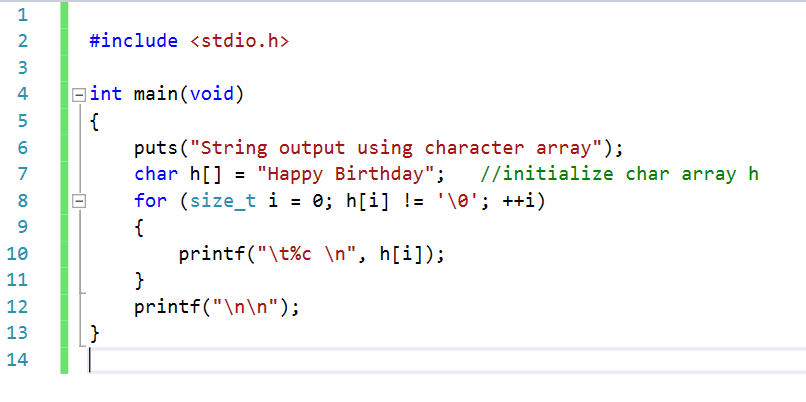 An important component to understanding the C programming language is having a