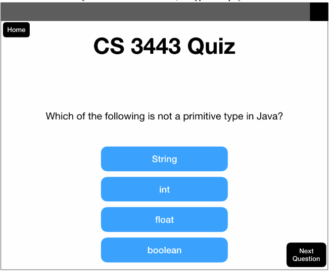 Calculator.java - in the application.model package Quiz.java - in the application.model package