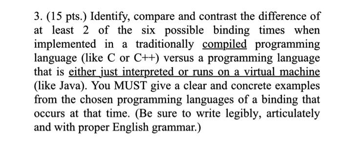 described below. For each, (i) paste/type your solution in text in this