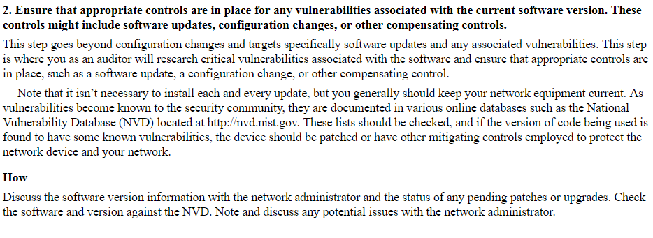 would conduct it for the case study company. Include specific procedures for