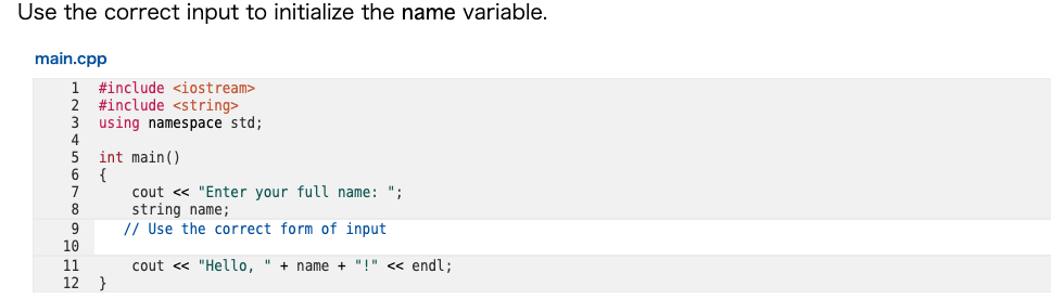 store the empty string in empty. strings.cpp Write a program that reads