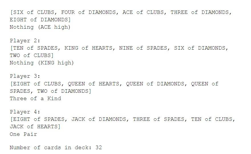 that includes the 13 ranks of a deck of playing cards: two,